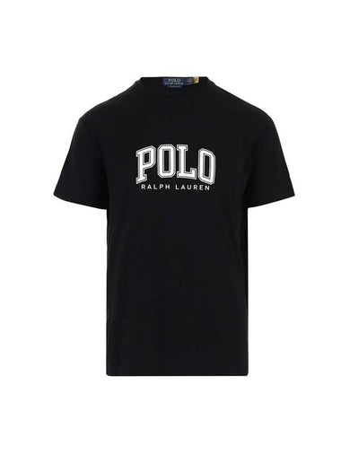 Logo Print Classic Cotton Short Sleeve T-shirt Black - POLO RALPH LAUREN - BALAAN 1