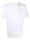 Men's Back Stitch Round Neck Short Sleeve T-Shirt White - MAISON MARGIELA - BALAAN 3