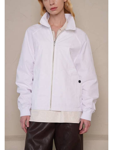 Paul City Zip-Up Jacket White - LETTUCE - BALAAN 1