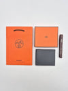 Men s Citizen Twill Compact Evercolor Half Wallet Greece Misty H085791CA - HERMES - BALAAN 6