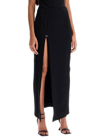 long skirt with piercing detail - MUGLER - BALAAN 2