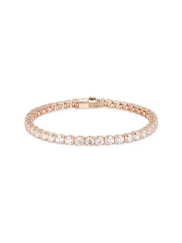 Matrix Crystal Tennis Bracelet Rose Gold - SWAROVSKI - BALAAN 2