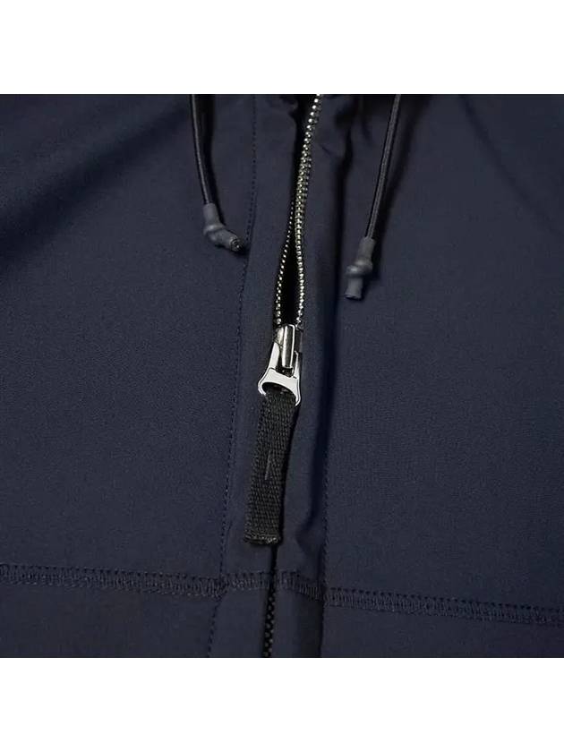 Wappen Patch Soft Shell R Fleece Hooded Jacket Navy - STONE ISLAND - BALAAN 9