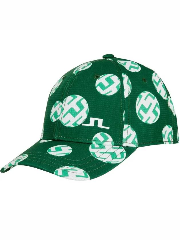 Golf Colin Dot Print Ball Cap Rain Forest Spear - J.LINDEBERG - BALAAN 3