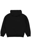 Garment Dyeing Cotton Jersey Zip-Up Hoodie Black - STONE ISLAND - BALAAN 3