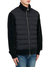 Padded Panel Zip-Up Jacket Black - MONCLER - BALAAN 5