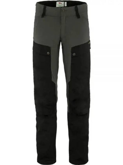 Men's Keb Trousers Black Stone Grey - FJALL RAVEN - BALAAN 2