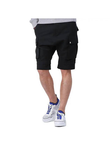 Cargo Shorts Black - BALMAIN - BALAAN 1