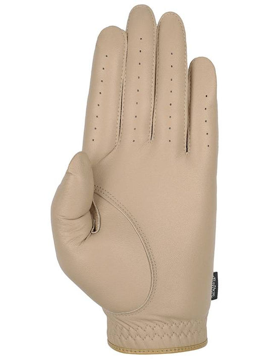 Men s M logo left hand glove BEIGE MAN - MALBON GOLF - BALAAN 2