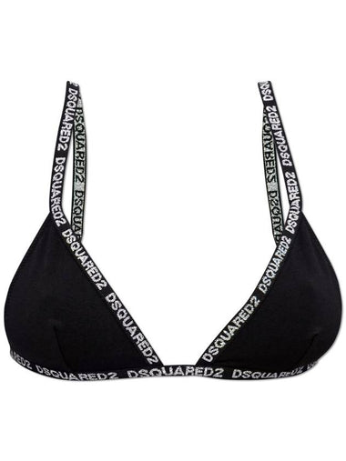 Dsquared2 Cotton Bra, Women's, Black - DSQUARED2 - BALAAN 1