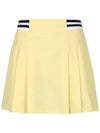 Waist color matching pleated mini skirt MW4MS609 - P_LABEL - BALAAN 9