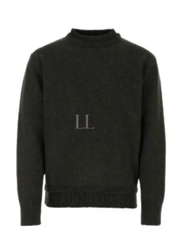 Back Stitch Elbow Patch Knit Top Charcoal - MAISON MARGIELA - BALAAN 2