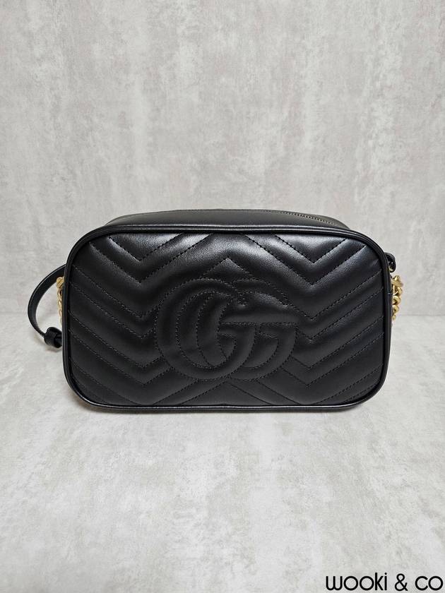 GG Marmont Matelasse Small Chain Shoulder Bag Black - GUCCI - BALAAN 4