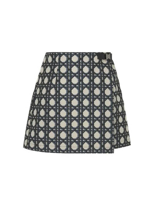 Christian SS24 MACROCANNAGE SHORTS SKIRT 417P15A2378 5856FANTAISIE - DIOR - BALAAN 1