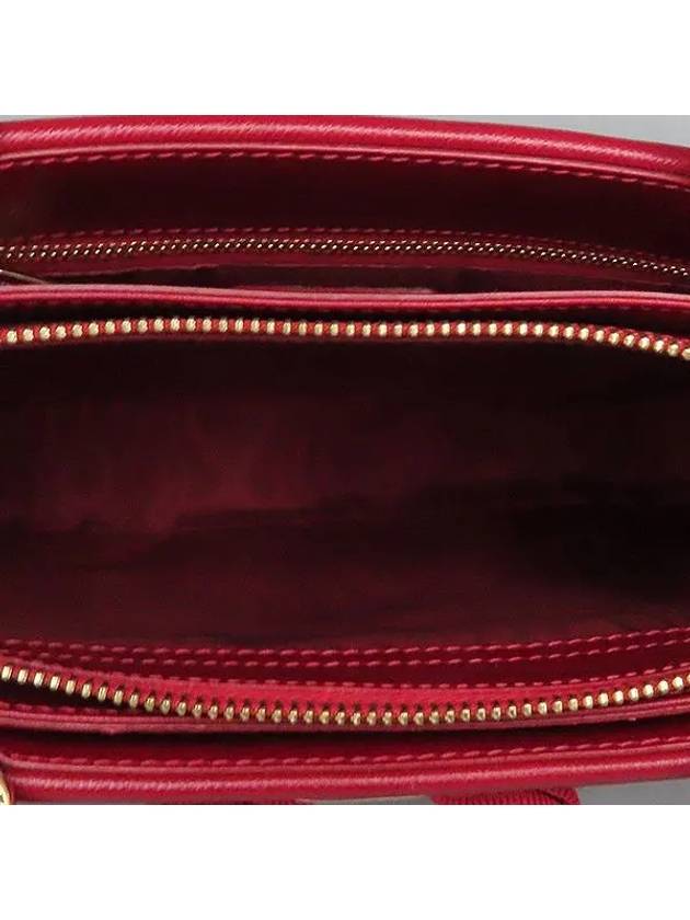 Ferragamo 21 E298 Red Gancini Gold Logo Tracy Tote Bag Shoulder Strap 2WAY - SALVATORE FERRAGAMO - BALAAN 5