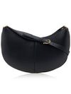 Maxi Gancini Shoulder Bag Black - SALVATORE FERRAGAMO - BALAAN 4