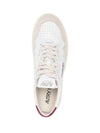 Medalist Suede Red Tab Low Top Sneakers White - AUTRY - BALAAN 5