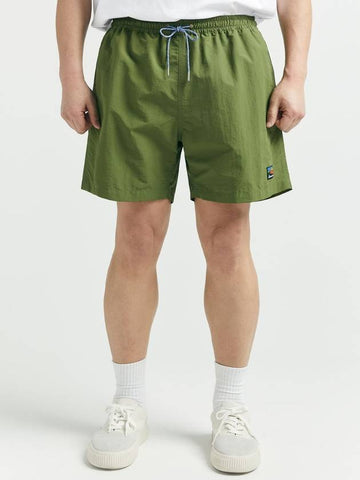 Vintage Sailing Beach Shorts Olive - BOOVOOM - BALAAN 1