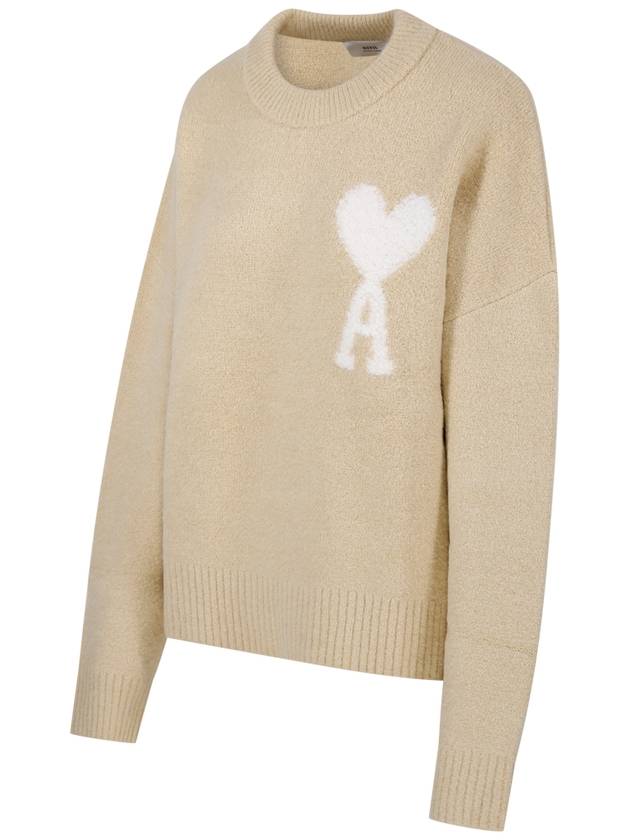 De Coeur Intarsia Knit Top Light Yellow - AMI - BALAAN 3