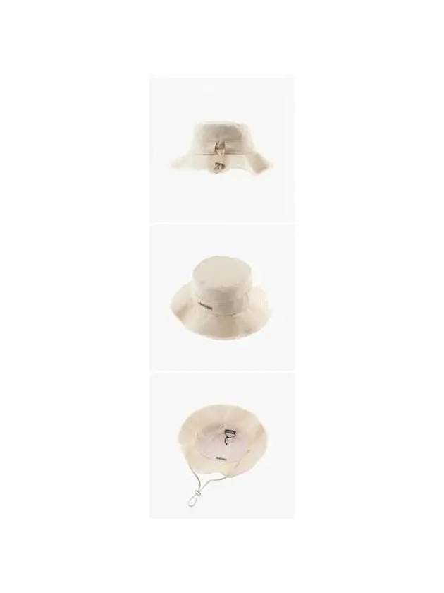 Le Bob Artichaut Bucket Hat Off White - JACQUEMUS - BALAAN 6