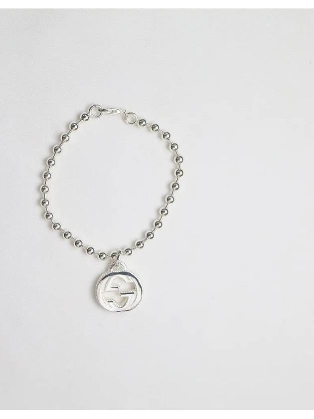 Interlocking G Pendant Bracelet YBA479226001 Silver - GUCCI - BALAAN 4