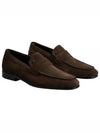 Men's Suede Penny Loafers Brown - TOD'S - BALAAN 2