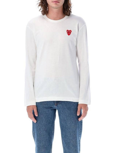 Double Heart L/S Tee - COMME DES GARCONS PLAY - BALAAN 1