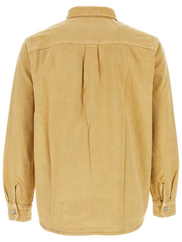 George Chest Logo Patch Denim Long Sleeve Shirt Beige - CARHARTT WIP - BALAAN 3