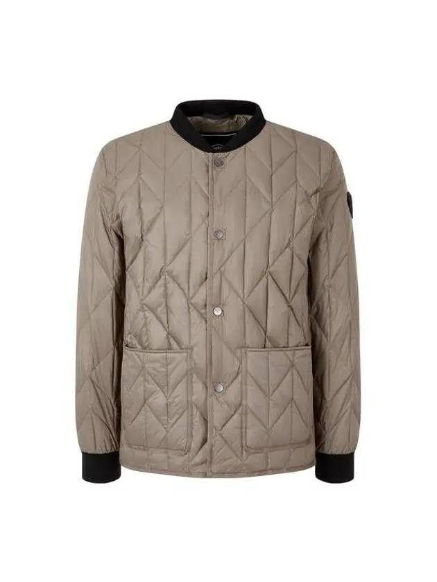 IDRIS Men s Quilted Down Jacket Dark Khaki - NOBIS - BALAAN 1