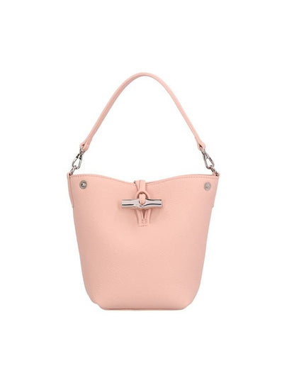 Le Roseau XS Leather Bucket Bag Pink - LONGCHAMP - BALAAN 2