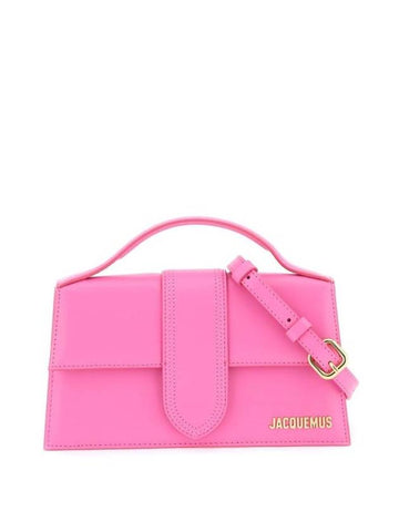 Le Grand Bambino Flap Cross Bag Neo Pink - JACQUEMUS - BALAAN 1