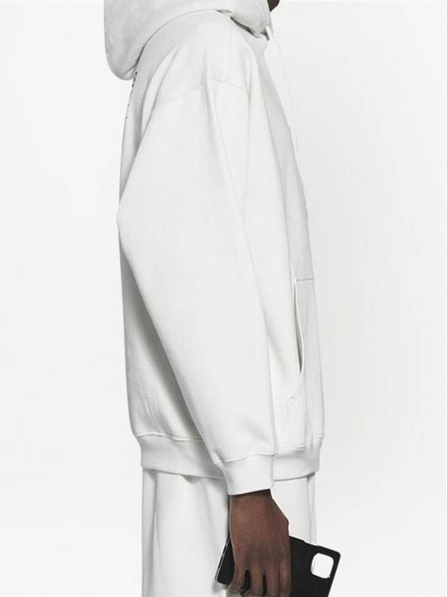 Political Campaign Medium Fit Hoodie White - BALENCIAGA - BALAAN 8