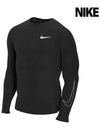 Pro Dri-Fit Swoosh Long Sleeve T-Shirt Black - NIKE - BALAAN 2