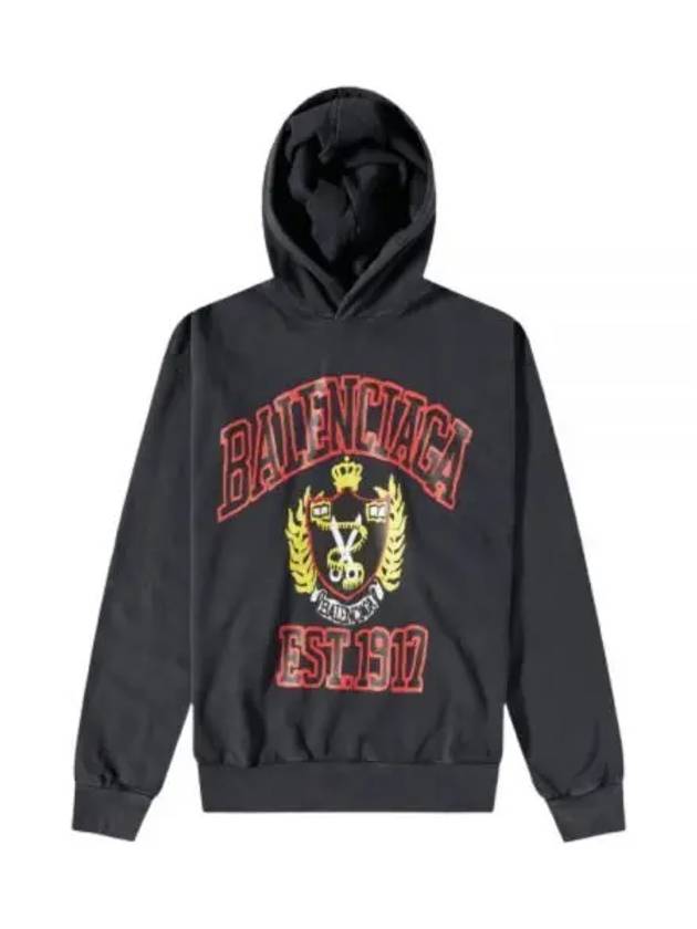 DIY College Medium Fit Hoodie Black - BALENCIAGA - BALAAN 2