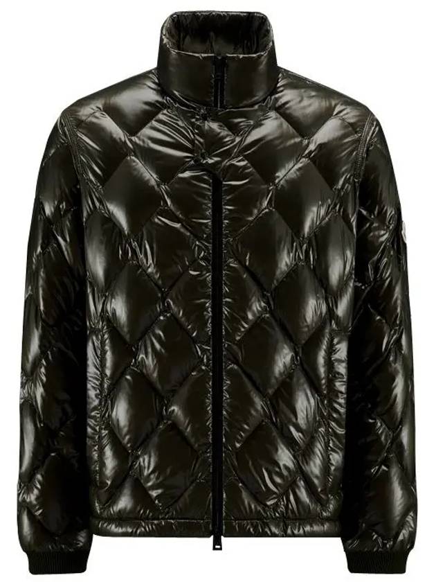 Men's Izalco Down Jacket Jungle Green - MONCLER - BALAAN.