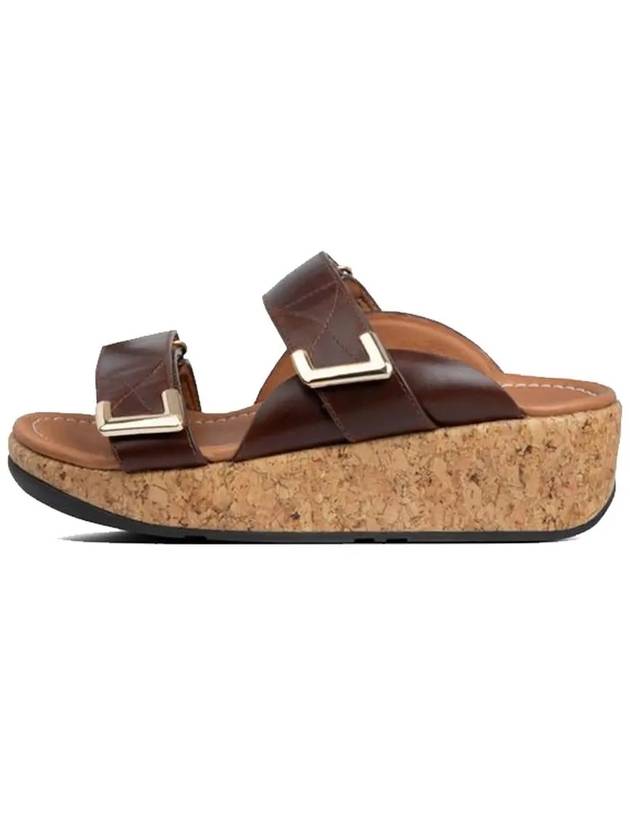 Remy Slide Chocolate Brown Leather Women - FITFLOP - BALAAN 3