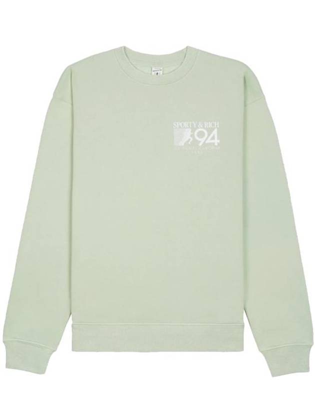 94 California Crew Neck Sweatshirt Green - SPORTY & RICH - BALAAN 4