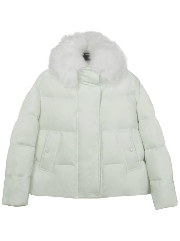 Shearling trimmed down padding FV05661M07W A7177 FREEZE YVC031fz - YVES SALOMON - BALAAN 1