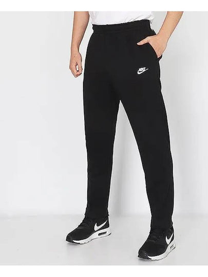 Sportswear Club French Terry Track Pants Black - NIKE - BALAAN 2