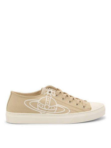 ORB Logo Low Top Sneakers Beige - VIVIENNE WESTWOOD - BALAAN 1