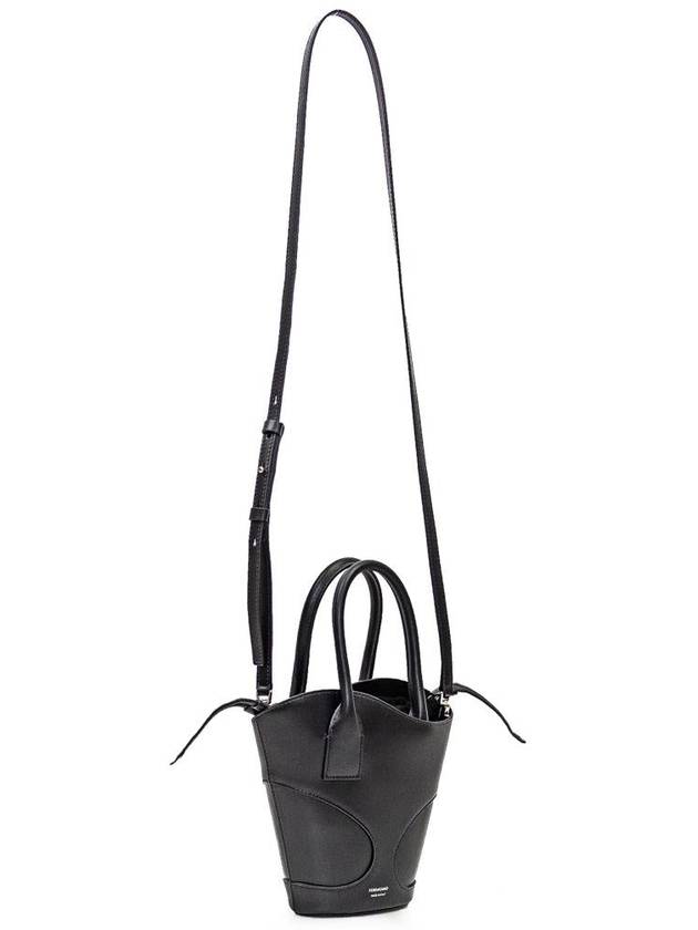 Women's Cut-Out Tote Bag Black - SALVATORE FERRAGAMO - BALAAN 3