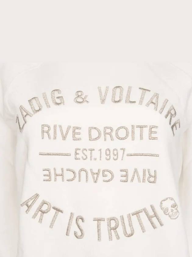 Logo embroidery brushed sweatshirt SKTS7110F - ZADIG & VOLTAIRE - BALAAN 8