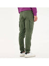 Old Dye Treatment Cargo Pants Sage Green - STONE ISLAND - BALAAN 6