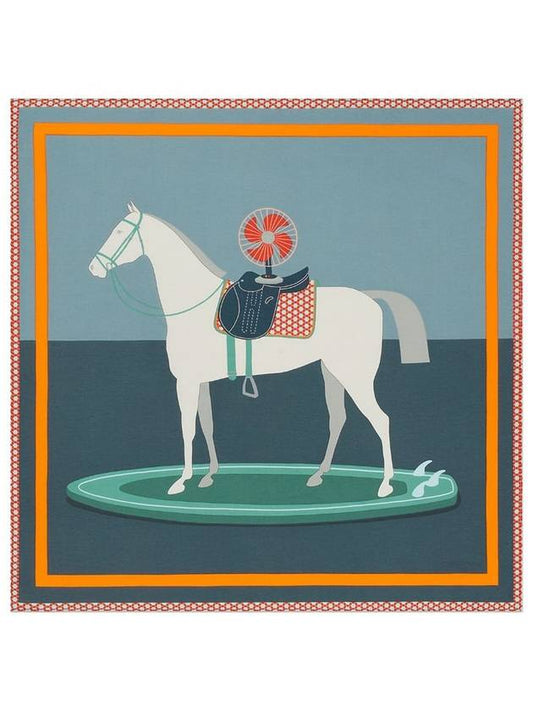 surf fan 65 scarf navy - HERMES - BALAAN 2