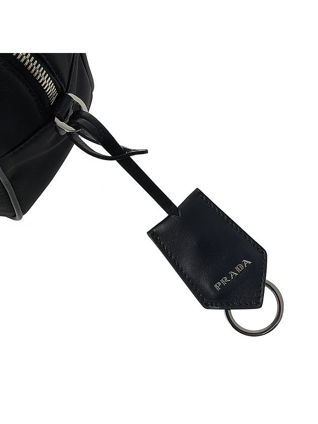 Logo Recycled Nylon Cross Bag Black - PRADA - BALAAN 10