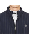 men's brushed zip-up jacket navy - HYDROGEN - BALAAN 9