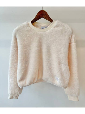 Bubble Sweatshirt IC2259 Cream WOMENS - ADIDAS - BALAAN 1