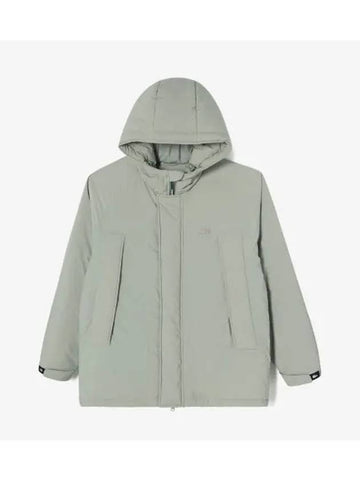 Men s long length padded hooded jumper light gray - LACOSTE - BALAAN 1