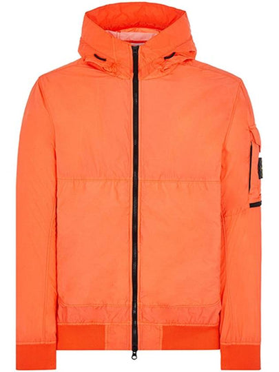 Men's Wappen Patch Naslan Watro Hooded Jacket Orange - STONE ISLAND - BALAAN 2