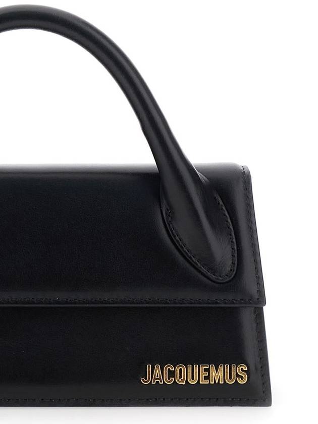 Le Chiquito Leather Tote Bag Black - JACQUEMUS - BALAAN 3